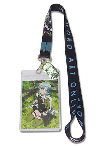 Sword Art Online II Sinon Lanyard With Metal Charm
