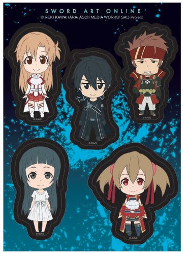 Sword Art Online Smiling Characters Sticker Set