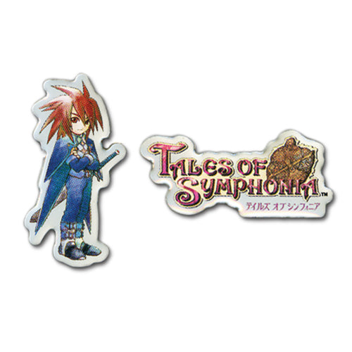Tales of Symphonia Kratos & Logo Lapel Pins Set of 2