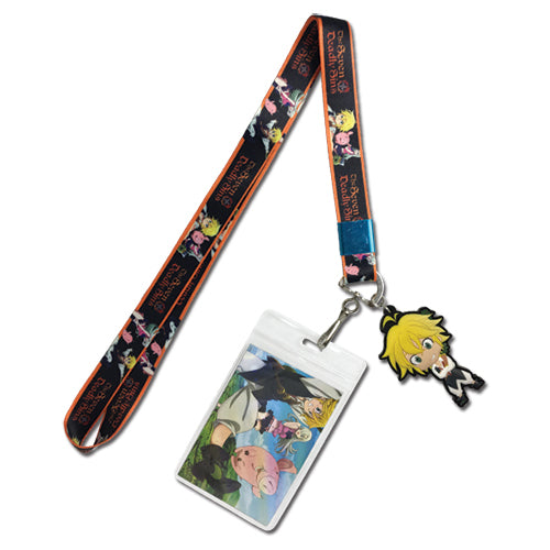 The Seven Deadly Sins Group Lanyard W/ Meliodas Charm