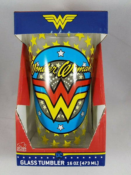 Wonder Woman Pint Glass 16 oz