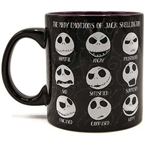 Disney Nightmare Before Christmas Jack Emotions Mug 20oz