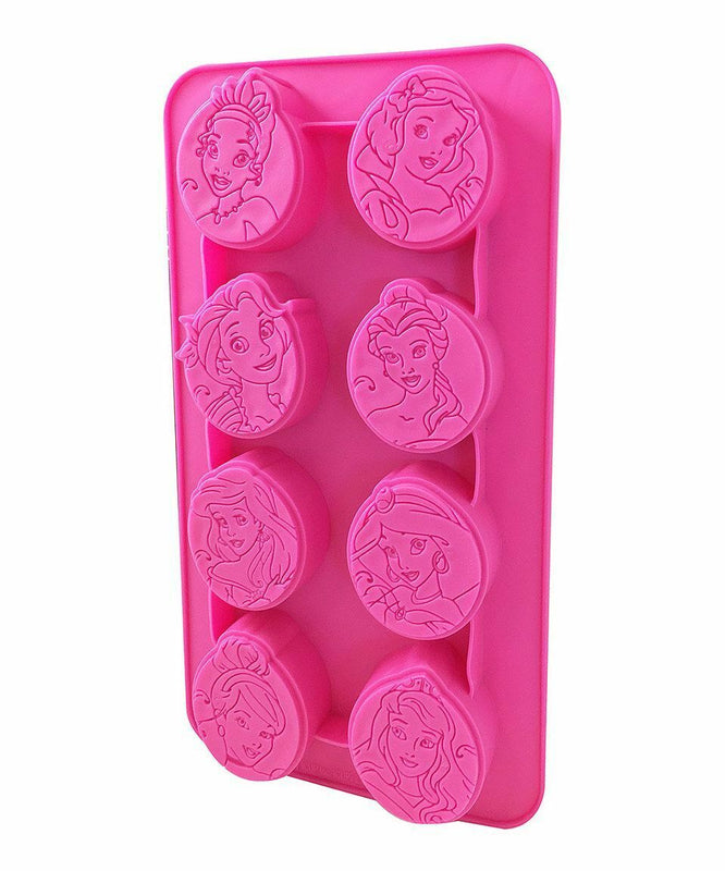 DISNEY Princess 8 Mold Silicone Ice Cube Jello Tray