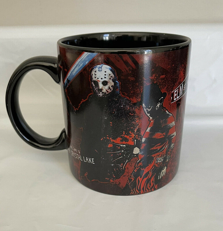 Freddy Vs Jason Welcome To Crystal Lake Elm St Mug 20 oz