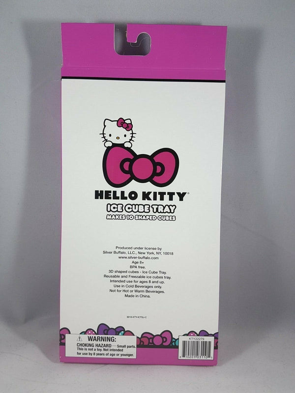 Sanrio Hello Kitty 10 Mold Silicone Ice Cube Jello Tray