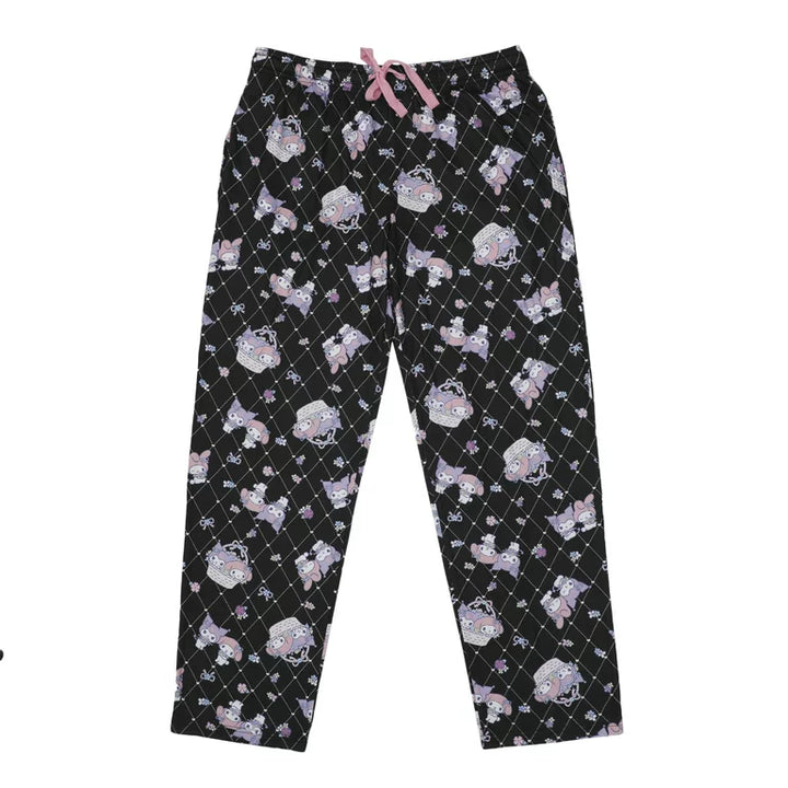Kuromi & My Melody Women's Lavender Sleepwear Set