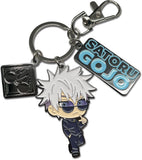 Jujutsu Kaisen Gojo Metal 3-Charm Keychain Set