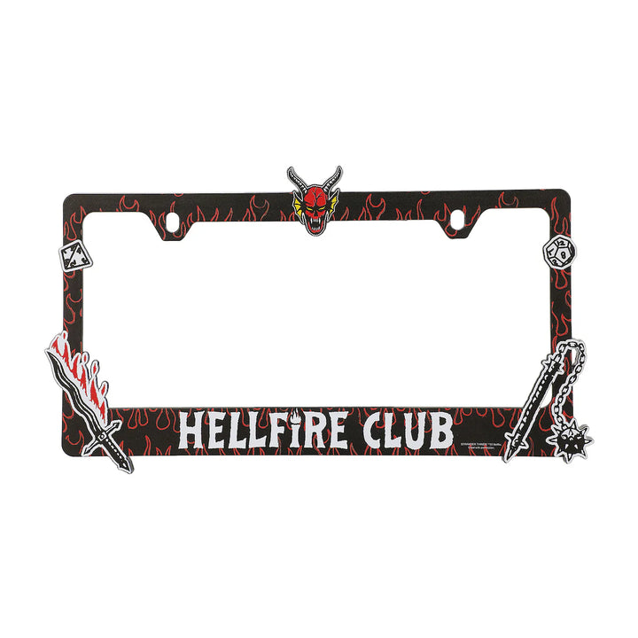 Stranger Things Hellfire Club License Plate Frame