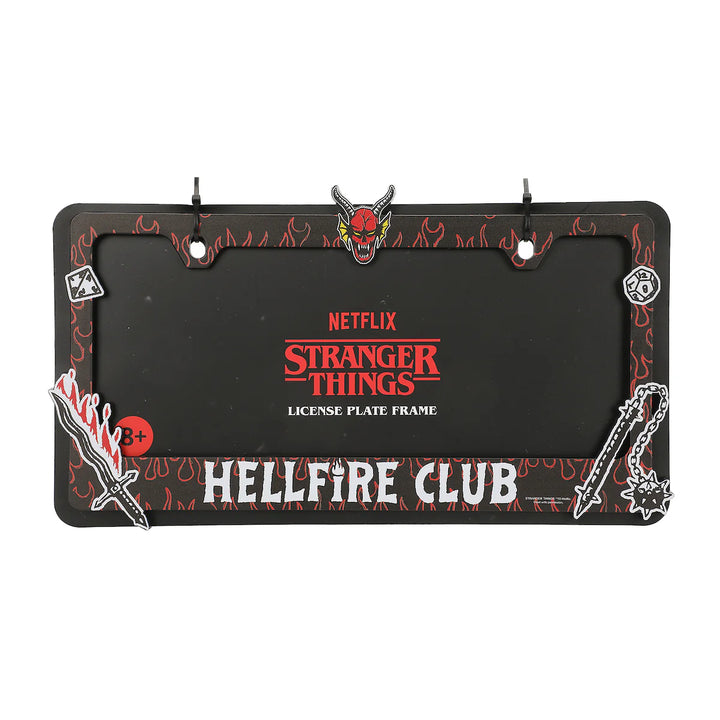 Stranger Things Hellfire Club License Plate Frame