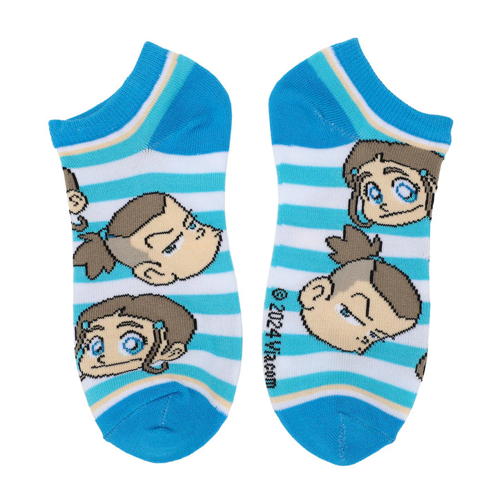 Avatar The Last Airbender Chibi Characters 5-Pair Ankle Socks