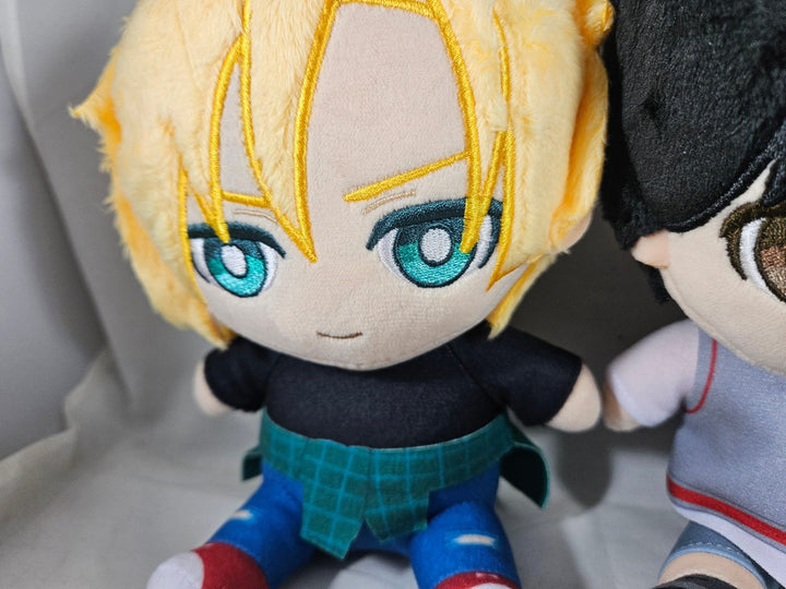 Banana Fish Ash & Eiji Plush Dolls Set of 2 Close Up Ash