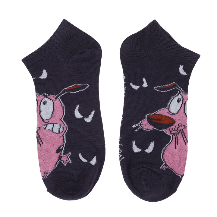 Courage The Cowardly Dog Ankle Socks 5-Pack Set