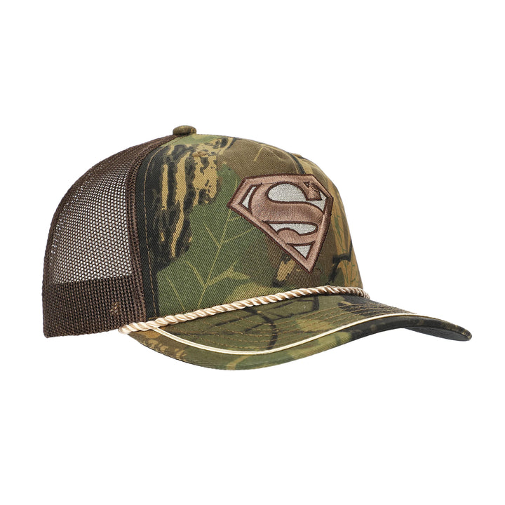 DC Comics Superman Camo Flat Bill Snapback Hat