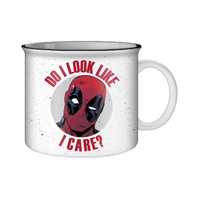 Deadpool Do I Look Like I Care Ceramic Camper Mug 20 oz