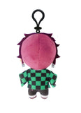 Demon Slayer Tanjiro 4.5" Plush Doll W/ Backpack Clip Back