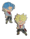 Dragon Ball Super Future Trunks Pins Set of 2
