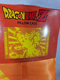Dragon Ball Z pillow case packaging with character illustration on a red background