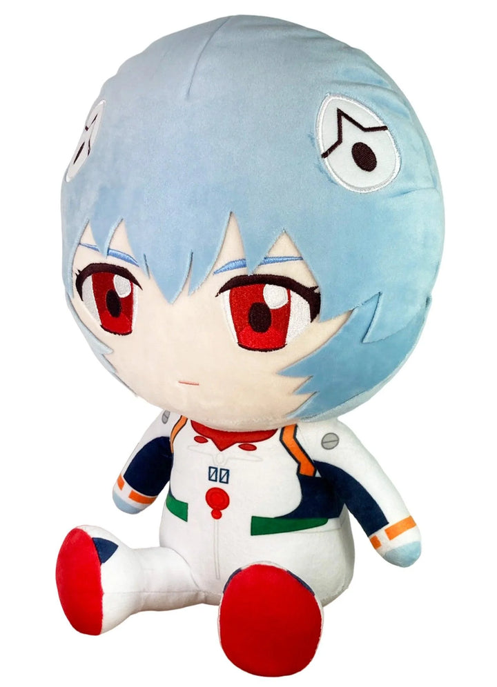 Evangelion Rei Plugsuit 12" Sitting Pose Plush Doll Side