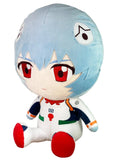 Evangelion Rei Plugsuit 12" Sitting Pose Plush Doll Side