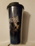 Friday The 13th Jason Double Walled Travel Tumbler 24 oz