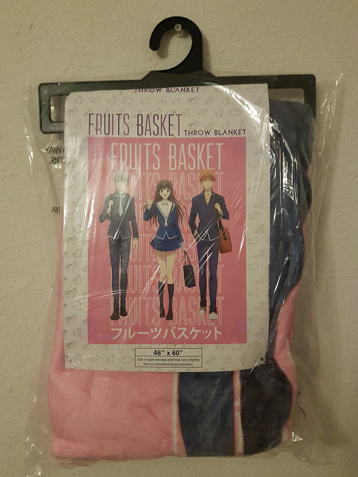 Fruits Basket Fleece Throw Blanket Front