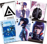 Ghost In The Shell Card game with anime-style character illustrations on playing cards