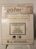 Harry Potter Hogwarts Crest Tear Drop Wine Glass 20 oz Back