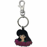 Inuyasha Kagome Flowers Metal Keychain
