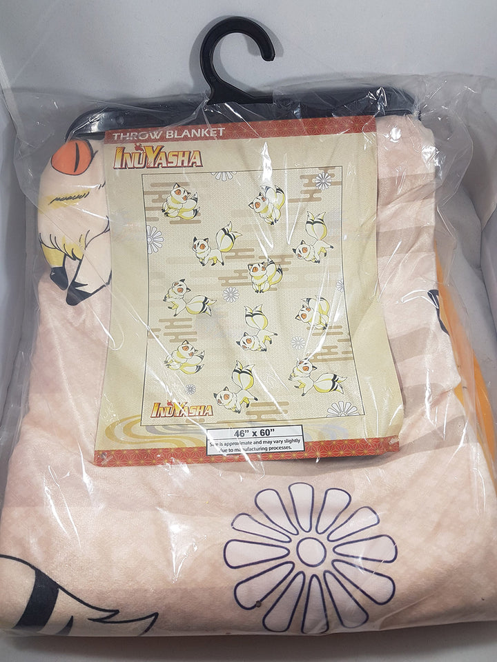 Inuyasha Kirara All Over Throw Blanket Front