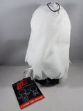 Back of Inuyasha Sesshomaru plush doll on a gray background, featuring a GE Limbs can move! product card.