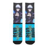 Jujutsu Kaisen Gojo Satoru Crew Socks Laying Flat