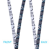 Lord of The Rings Lanyard With The One Ring Charm Strap Front and Back