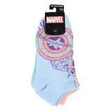 Marvel Avengers Characters 5 Pack Ankle Socks With Tag