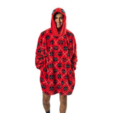 Marvel Deadpool Hoodie Blanket Hood Up Pockets