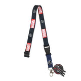 Marvel lanyard with logo on a white background