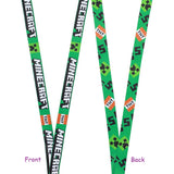 Minecraft Creeper TNT Lanyard with Creeper Charm