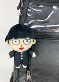 Mob Psycho 100 Mob 5" Plush Doll W/ Backpack Clip Attached To Bag