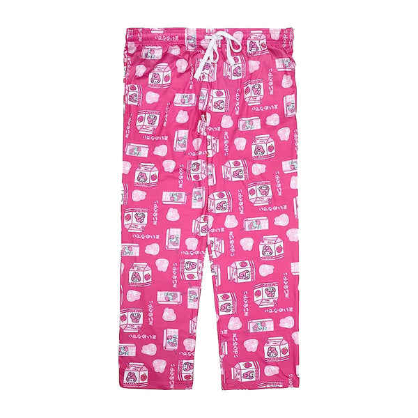 My Melody Strawberry Milk AOP Pajama Pants with Drawstring and Pockets