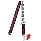 Naruto Itachi Uchiha Sharingan Akatsuki Lanyard With Charm