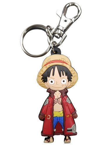 One Piece Luffy PVC Keychain
