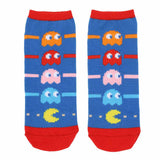 Pac-Man Retro Pixel Characters 5-Pair Ankle Socks