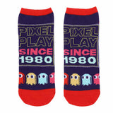 Pac-Man Retro Pixel Characters 5-Pair Ankle Socks