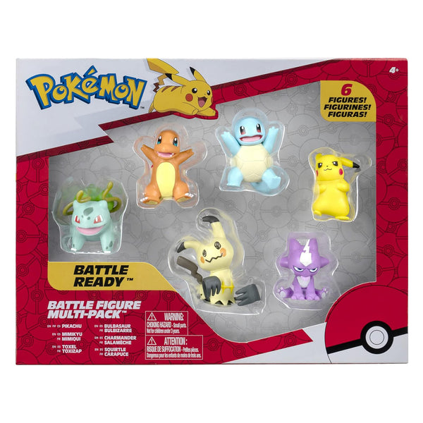 Pokémon Battle Ready Figures 6 Pack