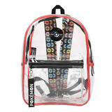 Pokemon Clear Backpack With Utility Case Empty