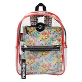 Pokemon Clear Backpack With Utility Case