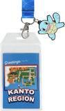 Pokemon Squirtle Blue Pokeball Lanyard With Charm