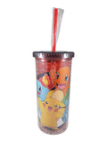 Pokemon Starters & Pokeballs Travel Tumbler 20 oz