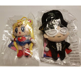 Sailor Moon Bundle Moon & Tuxedo Mask 5" Plush Set Front