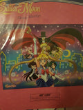 Sailor Moon Group Fleece Throw Blanket Close Up