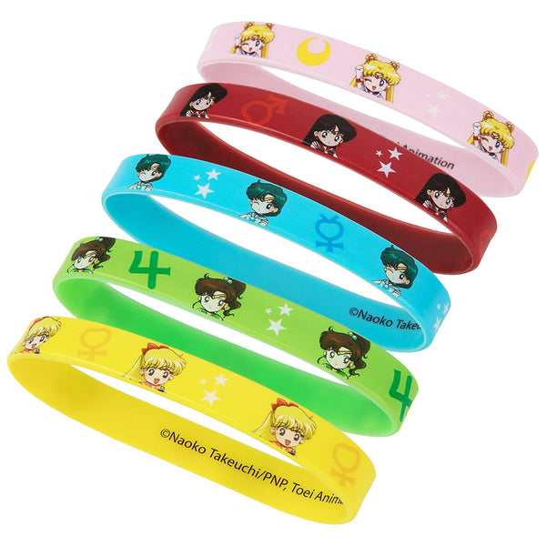 Sailor Moon PVC Wristband Set Of 5